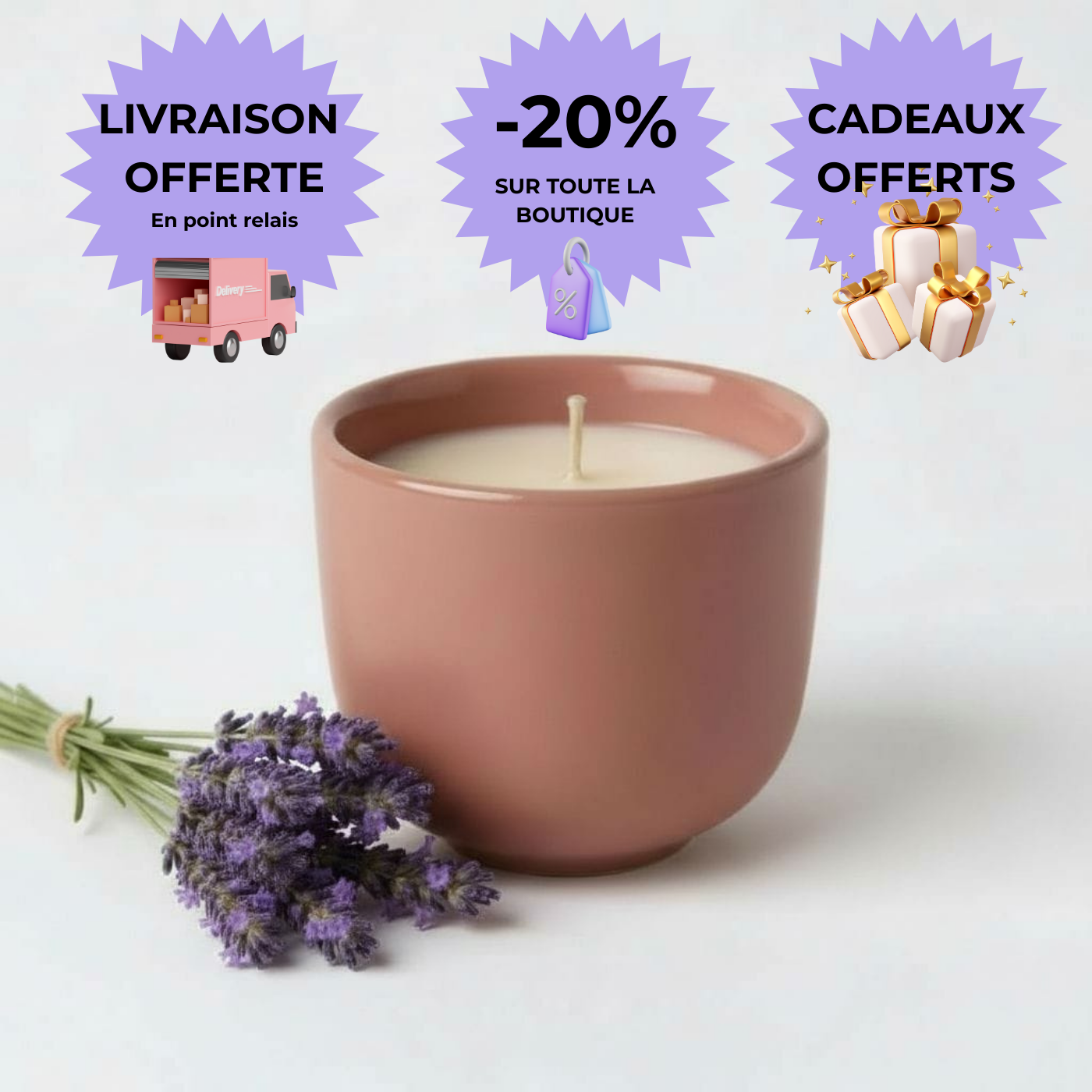 Sérénité - La 1ère bougie Anti-Stress